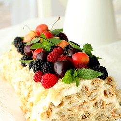 Торт-рулет "Наполеон"