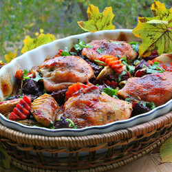 Куриные бедрышки в деревенском стиле - Четыре вкуса - медиаплатформа МирТесен