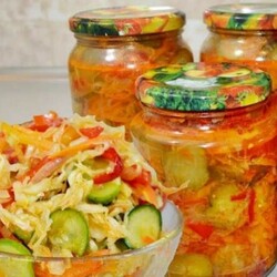 Вкусный салат на зиму «Один к одному». Отлично хранится! - Вкусные рецепты - медиаплатформа МирТесен