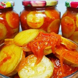 Рецепт хрустящего салата из кабачков. Зимой разлетается на «Ура» - Вкусные рецепты - медиаплатформа МирТесен