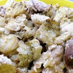 Запекаем картошку с мясом в духовке