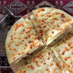 Экспресс-лепешки с картошкой (тесто без дрожжей)