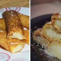 Рецепт тончайших блинов с нежным заварным кремом - Вкусные рецепты - медиаплатформа МирТесен