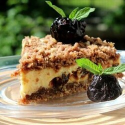 Восхитительный творожный пирог с черносливом - Скатерть-Самобранка - медиаплатформа МирТесен