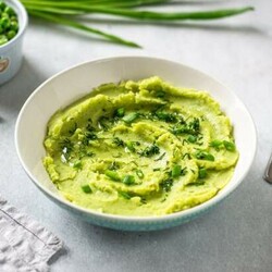 Зеленое картофельное пюре