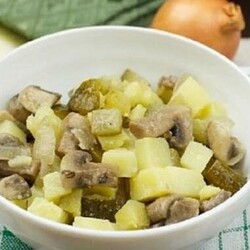 Простой картофельный салат: быстро и из доступных продуктов - Вкусные рецепты - медиаплатформа МирТесен