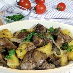 Куриная печень с яблоками и луком. Очень неожиданно. Но очень вкусно! - БУДЕТ ВКУСНО! - медиаплатформа МирТесен