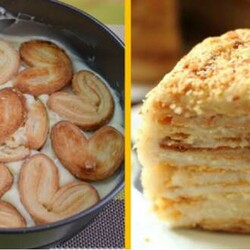 Как приготовить любимый торт Наполеон всего за 20 минут - Скатерть-Самобранка - медиаплатформа МирТесен