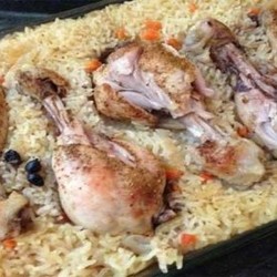 «Ленивый рис» с курицей