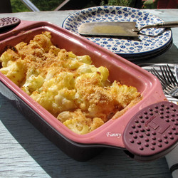 Запеканка из цветной капусты с курицей