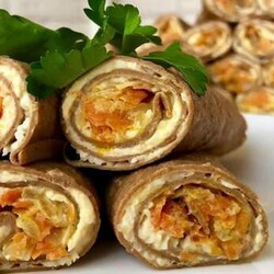 Печёночные трубочки с начинкой: рецепт от Ольги Матвей - БУДЕТ ВКУСНО! - медиаплатформа МирТесен