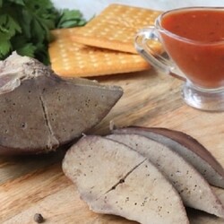 Отварная свиная печень: потрясающий результат!