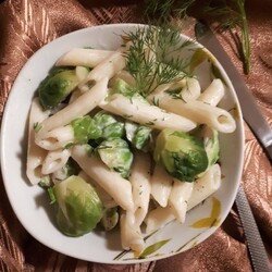 Макароны с брюссельской капустой - 6 пошаговых фото в рецепте