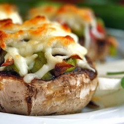 Фаршированные шампиньоны по-турецки