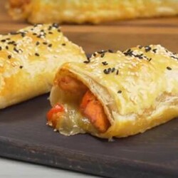 Вкуснейшие рулеты с сырно-мясной начинкой - Вкусные рецепты - медиаплатформа МирТесен