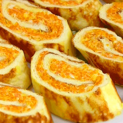 Яичный рулет с вкуснейшей начинкой