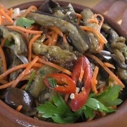 Закуска из баклажанов по-корейски - Четыре вкуса - медиаплатформа МирТесен