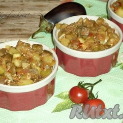Кабачки, тушеные с баклажанами и помидорами - 9 пошаговых фото в рецепте