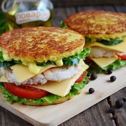 Бульба-бургер или картофельный сэндвич