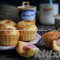 Маффины с сосисками и сыром - 10 пошаговых фото в рецепте