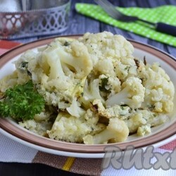 Цветная капуста с яйцами в мультиварке - 9 пошаговых фото в рецепте