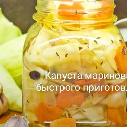 Капуста маринованная быстрого приготовления