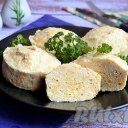 Куриное суфле в мультиварке на пару - 9 пошаговых фото в рецепте