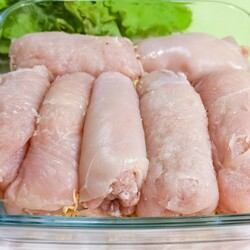 Просто сворачиваю и отправляю в духовку. Отличная замена жареным котлетам