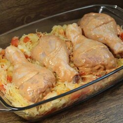 Приготовила я вчера это блюдо с курицей и тут началось…Все просили добавки по 2 раза - Скатерть-Самобранка - медиаплатформа МирТесен