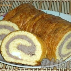 Яично-мясной рулет - 10 пошаговых фото в рецепте