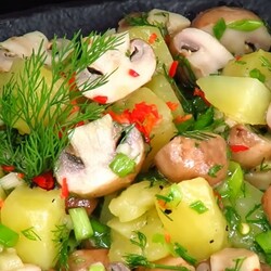 Простой закусочный салат