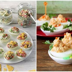 5 рецептов аппетитных начинок для фаршированных яиц для перекуса и на праздничный стол - БУДЕТ ВКУСНО! - медиаплатформа МирТесен