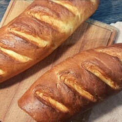 Домашний батон в духовке