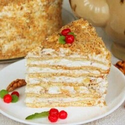 Нежнейший медовик с творожным кремом