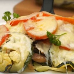 Простая запеканка из кабачков с грибами - Вкусные рецепты - медиаплатформа МирТесен