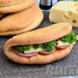 Булочки для бутербродов - 11 пошаговых фото в рецепте