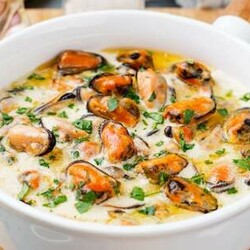 Мидии в чесночно-сметанном соусе - Будет вкусно                                             - 16 февраля                                             - 43714411781 - Медиаплатформа МирТесен