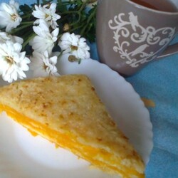 Насыпной пирог с тыквой и яблоками - 12 пошаговых фото в рецепте