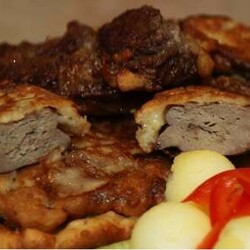 Сочная печень в сметанно-чесночном кляре