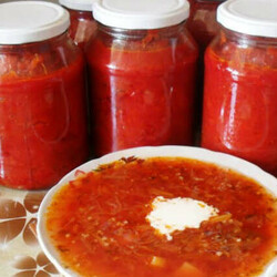 Сочная заправка для борща на зиму: суп станет вдвое вкуснее - Steak Lovers - медиаплатформа МирТесен