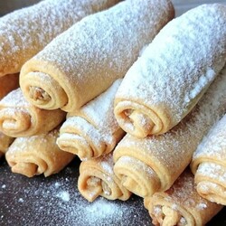 Пеку песочные трубочки с начинкой: вкусно, не дорого и долго остаются свежими