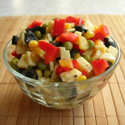 Салат "Конфетти" без майонеза