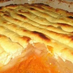 Тыквенная запеканка с творогом