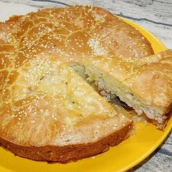 Быстрый заливной пирог с курицей и сыром - Вкусные рецепты - медиаплатформа МирТесен