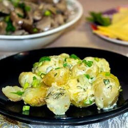 Запеченный картофель с превосходной заправкой - Вкусные рецепты - медиаплатформа МирТесен