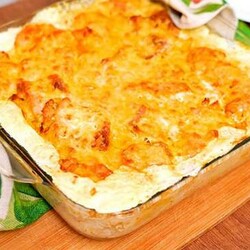 Картошка с КУРИЦЕЙ под сливками и сыром в ДУХОВКЕ - Вкусные рецепты - медиаплатформа МирТесен