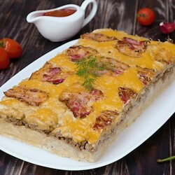 Как приготовить запеканку из цветной капусты с мясом и сыром