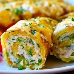 Рулеты из картофеля