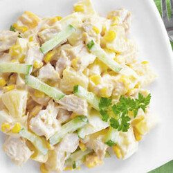 10 очень вкусных салатов с ананасом - БУДЕТ ВКУСНО! - медиаплатформа МирТесен