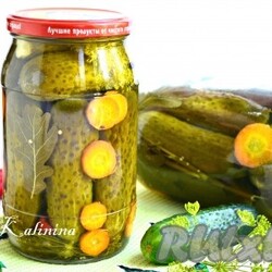 Маринованные огурцы с морковью - 8 пошаговых фото в рецепте